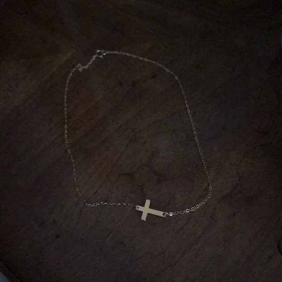 Cross necklace / choker - Picture 1 of 1